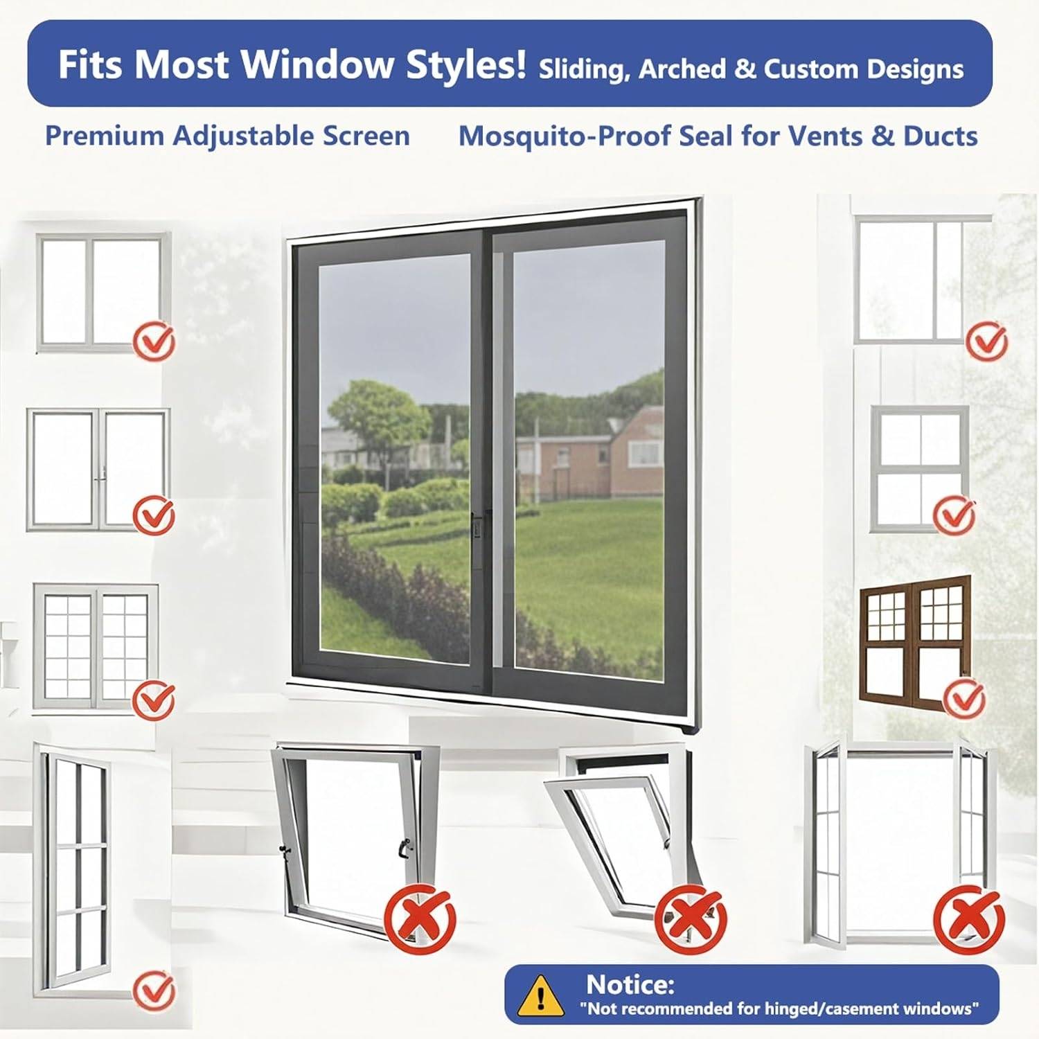 Cat Proof Window Screen 100 x 100 cm, image 3