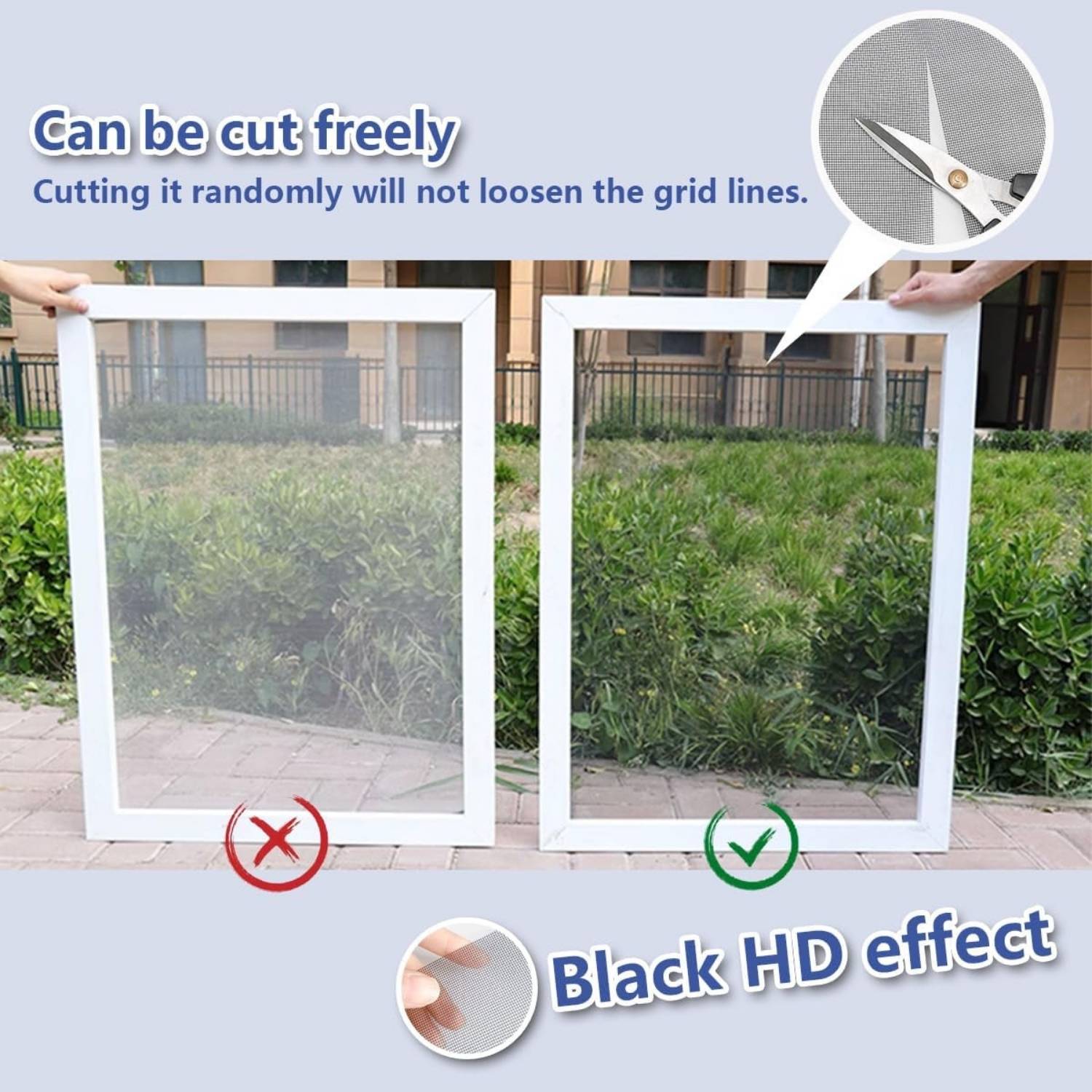 Cat Proof Window Screen 100 x 100 cm, image 6
