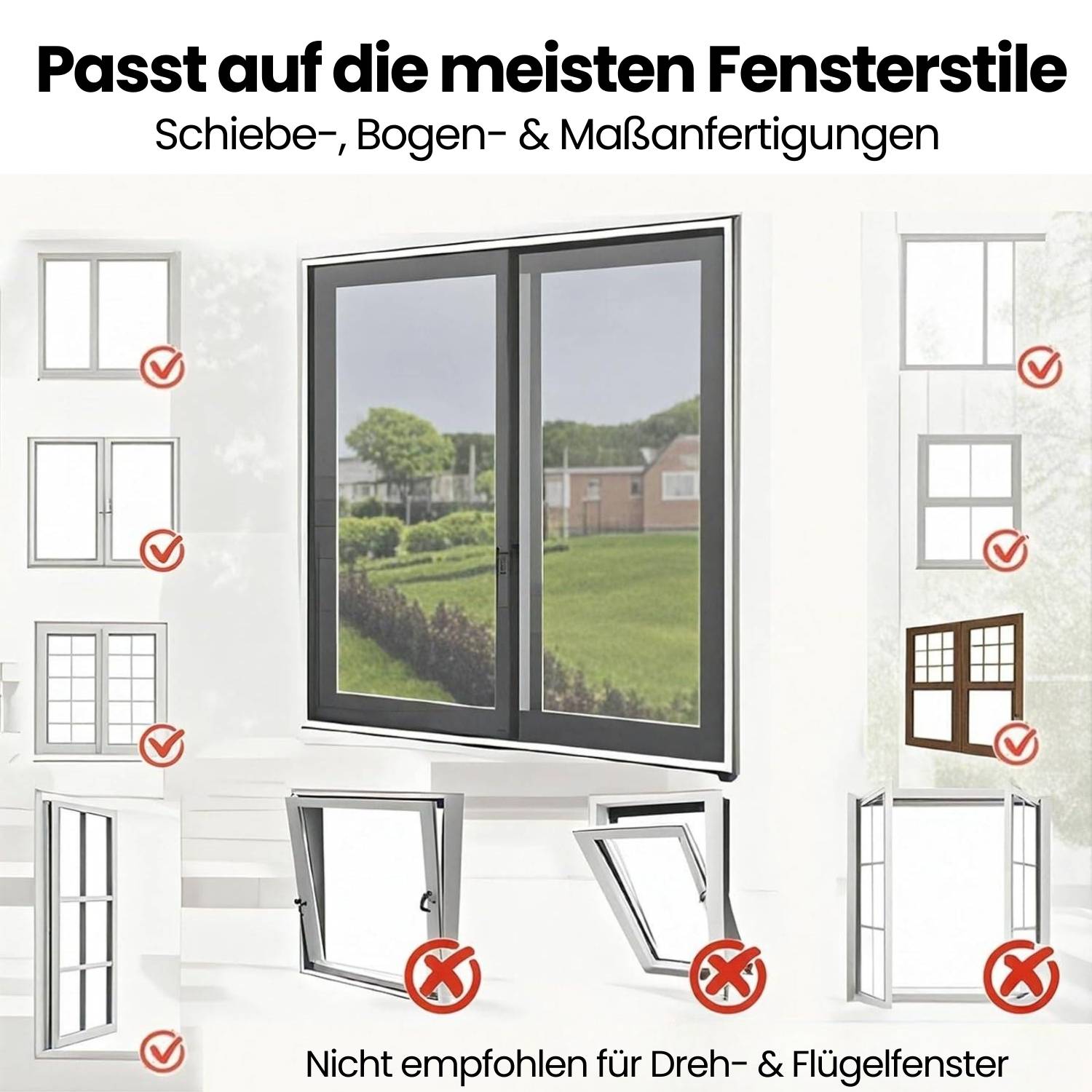 Cat Proof Window Screen 100 x 100 cm, image 7