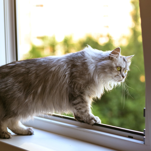 Fenstergitter für Katzen