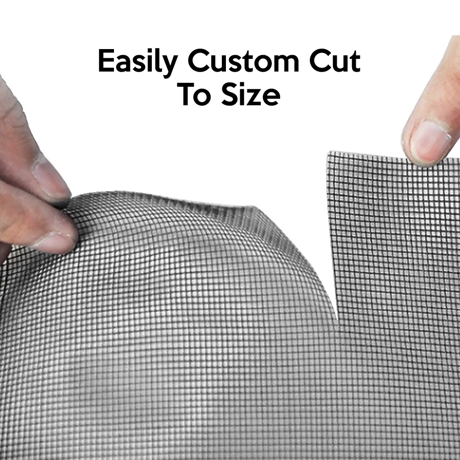Replacement Flyscreen Mesh Standard Mesh (Grey) 100 x 100 cm, image 3